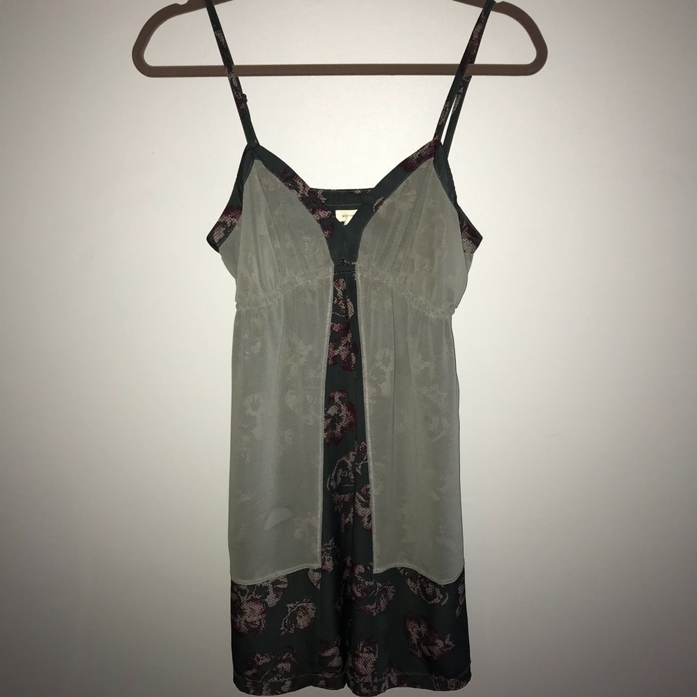 grey silence and noice dress